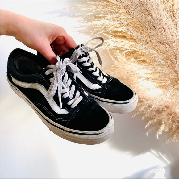 Vans Other - VANS Black White Classic Old Skool Vans Low Top Sneakers Lace Up Shoes Unisex 6